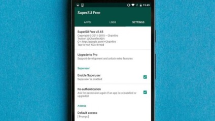 Gyökér a android, hogyan érhető el a root partíció