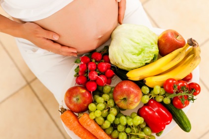 A șaptea lună de sarcină este mâncarea viitoarei mame