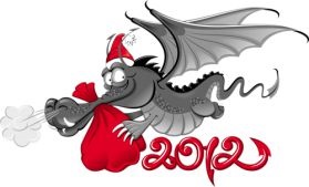 Simbolul anului 2012 este dragonul - ceea ce îi poartă oamenii