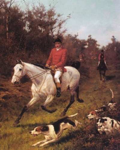 Câini, cai, de vânătoare pentru Thomas Blinks