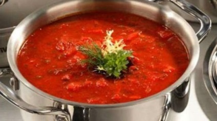 Visul visa un borscht într-un vis la care visează borsch