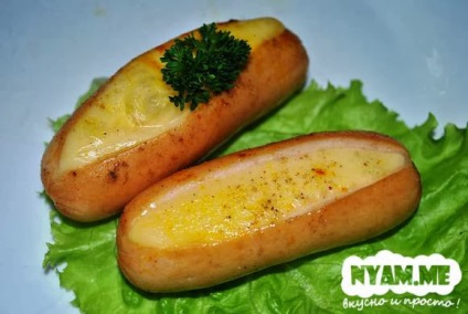 Cârnați cu brânză cuprinsă în cuptor, blog Tanyuhin, rețete de casă cu fotografii