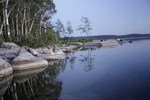 Супутникова карта озера Міассово