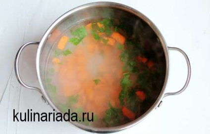 Soup-piure din bucate de morcovi