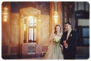 Esküvő az önkormányzati palota, Prága