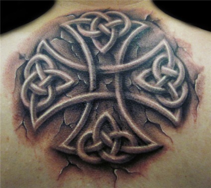 Tattoo Celtic Cross - 34 fotografii