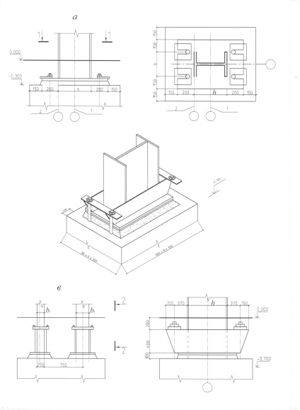 Tipul de secțiune și dimensiunile coloanelor metalice pentru clădiri