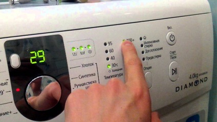 Selectați modurile de spălare în mașina de spălat