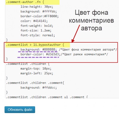 Evidențiați comentariile autorului fără plug-in-uri, cum să faceți un site wordpress