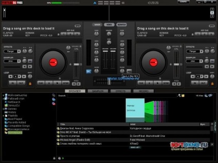 Virtual dj free - program pentru editarea și crearea muzicii tale