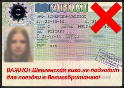 Viza în Marea Britanie, vizita în Anglia pe o viză Schengen, viza în Regatul Unit pentru Schengen