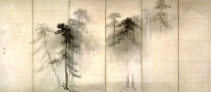 Centrul japonez de formare - Makoto - patru nobili - ca bază a picturii japoneze Sumi-E