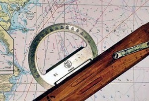 Yachting, calcularea căii și a padului de navigație