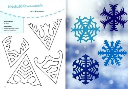 Minunate idei de fulgi de zăpadă pentru noul an (în diagrame), copilul meu