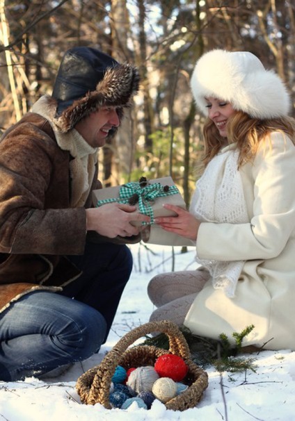 Téli esküvő a stílus egy mese Jack Frost