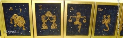 Semnele zodiacale în tehnica de quilling, țara maeștrilor