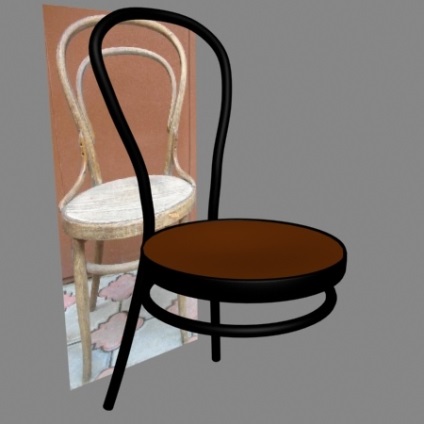 3D osztály bécsi szék létre 3ds max