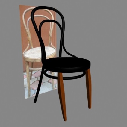 3D osztály bécsi szék létre 3ds max