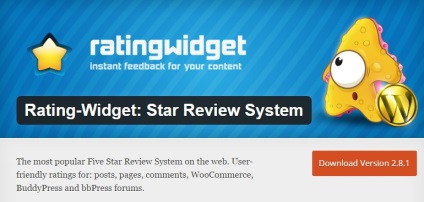 8 Wordpress Dugó Star Rating