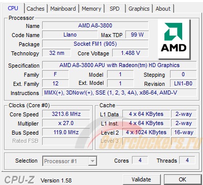 Amd llano în acțiune