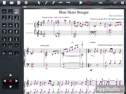 App Store szimfónia pro - nagy zene könyvek ipad - projekt appstudio