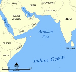 Arab-tenger, földrajz