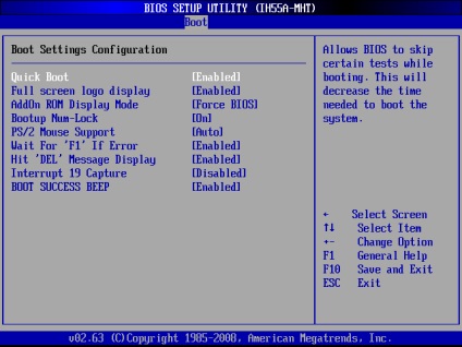 Biostar th55xe învață configurarea bios