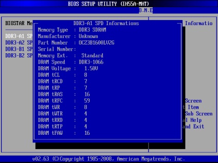 Biostar th55xe învață configurarea bios