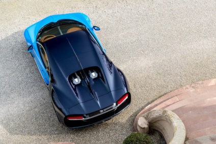 Hypercar Bugatti Chiron kapacitása 1500 lóerős