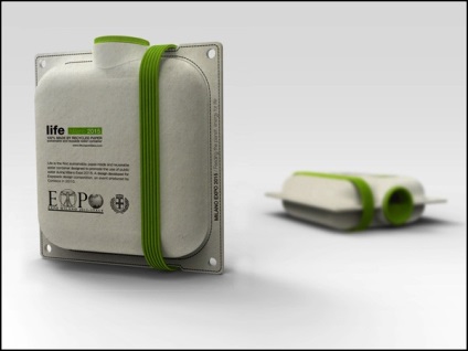 Hârtie de viață a hârtiei pentru lichide - eco-ambalaj futurist, trucuri convenabile