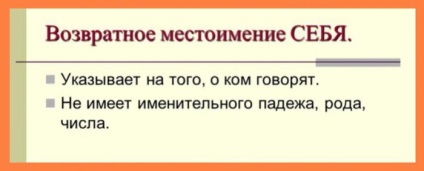 Ce este un exemplu de pronumă reflexivă a pronumelor personale și posesive