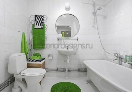 Fürdőszoba dekoráció - modern ötleteket tárolási törölközők
