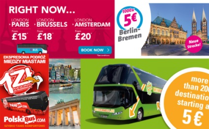 Autobuze ieftine în Europa, în Europa cu un rucsac