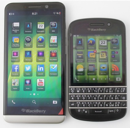 Revizuirea detaliată a smartphone-ului blackberry z30