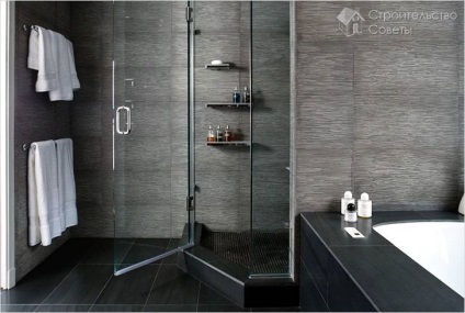 Cabină de duș cu propriile mâini fotografie, schemă, video