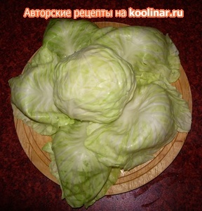 Stuffed recipe stilul de varza regal pas cu pas cu fotografii