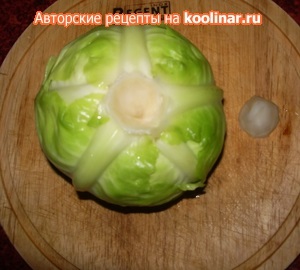 Stuffed recipe stilul de varza regal pas cu pas cu fotografii