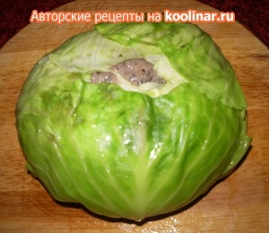 Stuffed recipe stilul de varza regal pas cu pas cu fotografii