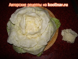 Stuffed recipe stilul de varza regal pas cu pas cu fotografii