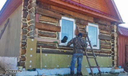Izolarea fațadelor unei case din lemn, alegerea materialelor, tehnologiei
