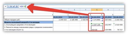 Formula Excel SUMIF és COUNTIF kiszámításakor szezonalitás