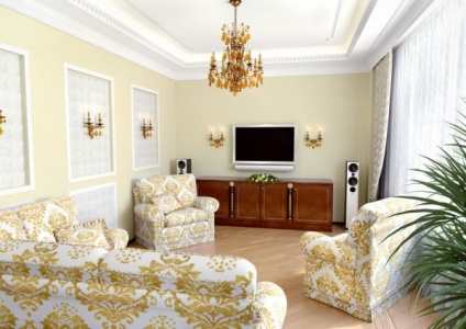Fotografii de camere de zi de lux, în stilul de decor interior rococo și baroc, mobilier