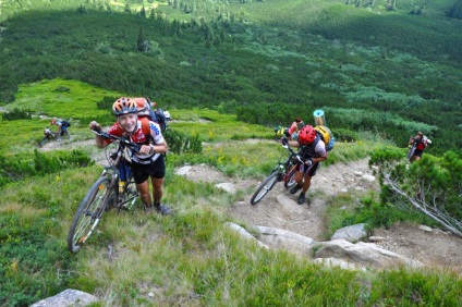 mountain bike túra