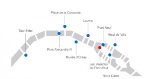 Moduri de transport în municipiul Paris, scheme de rute, hărți