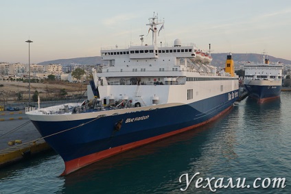 Instrucțiuni pentru a ajunge la portul Piraeus din Atena și aeroport
