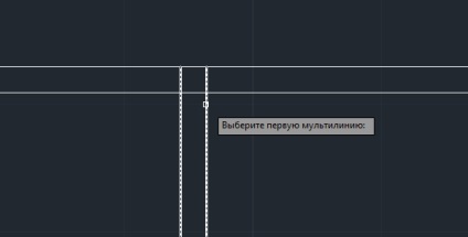 Folosind multiline în autocad, casp-log