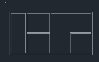 Folosind multiline în autocad, casp-log