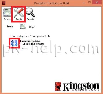 Cum să actualizați firmware-ul de ssd disk kingston 300v 60gb