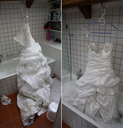Hogyan mossuk át a menyasszonyi ruha az otthoni értékesíteni kell a szakasz tippeket