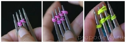 Как да тъкат гривни, изработени от гумени ленти различни начини